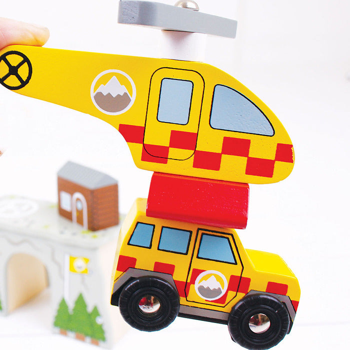 BigJigs Rail Mountain Rescue Set 3