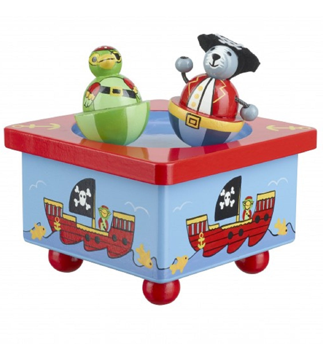 Animal Pirate Music Box