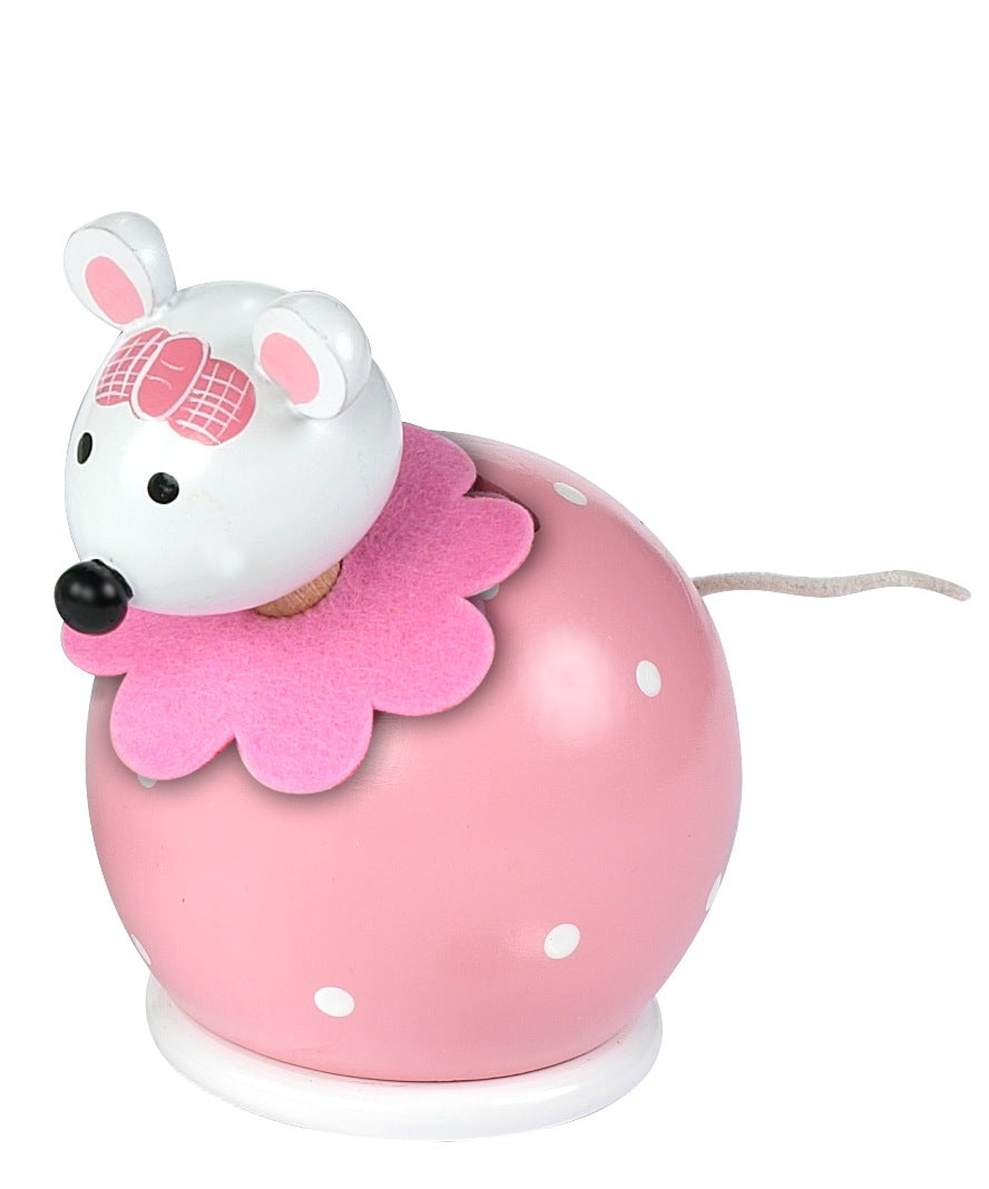 Mouse Wooden Money Box