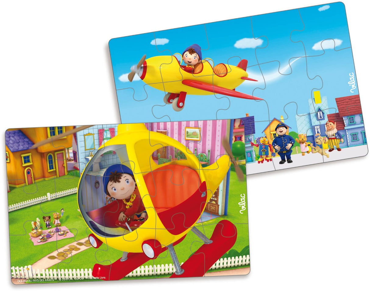 2 x Noddy Jigsaw Puzzles in a Suitcase