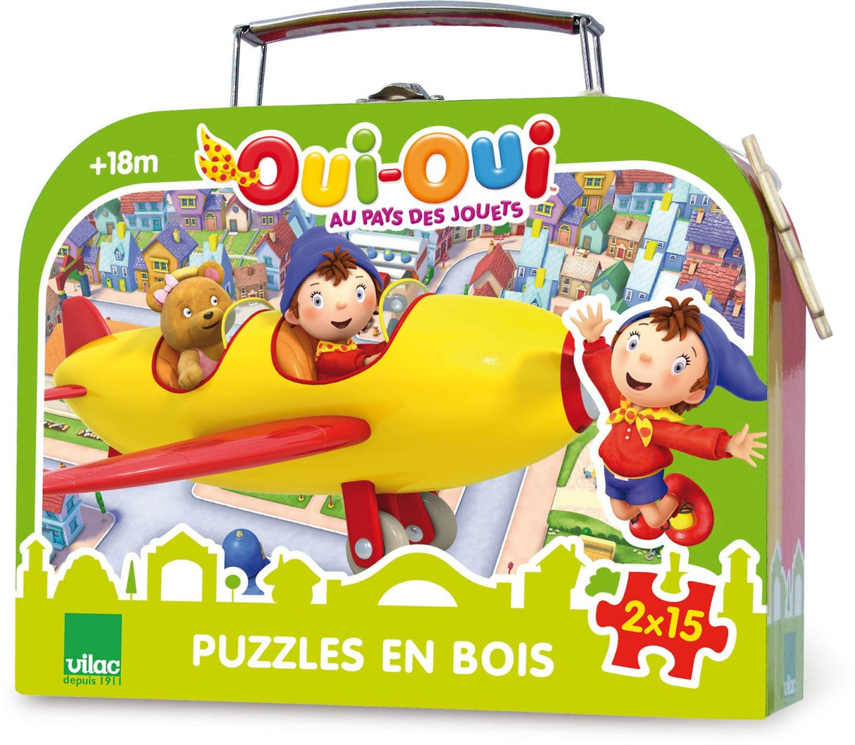 2 x Noddy Jigsaw Puzzles in a Suitcase