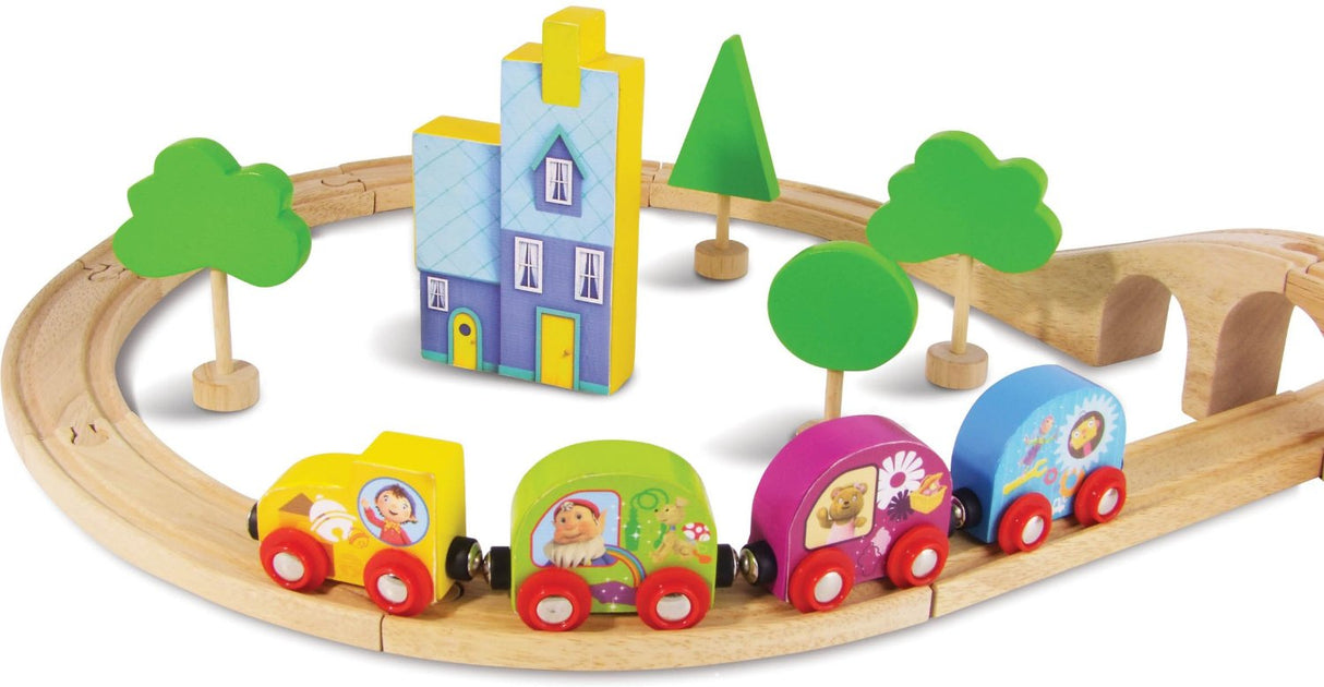 Noddy Wooden Train Set