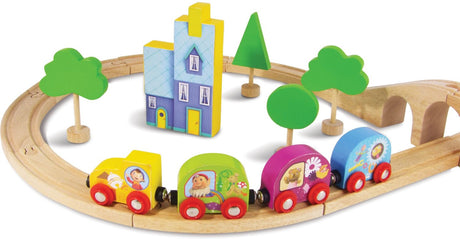 Noddy Wooden Train Set