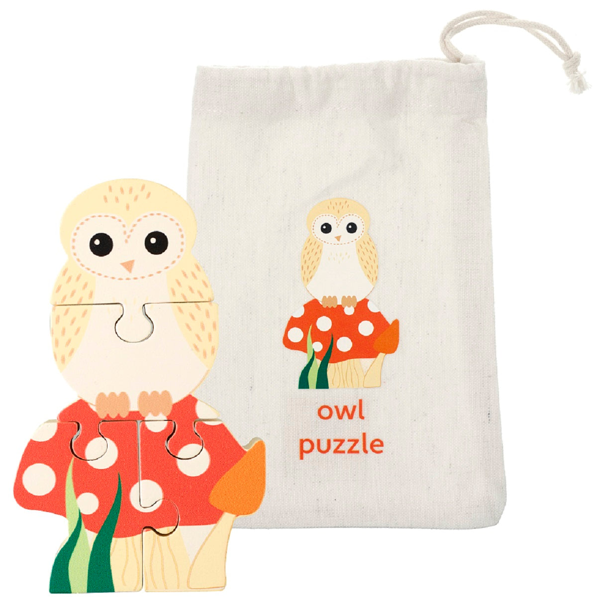 Mini Puzzle in a Bag - Owl