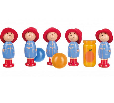 Wooden Paddington Bear Skittles