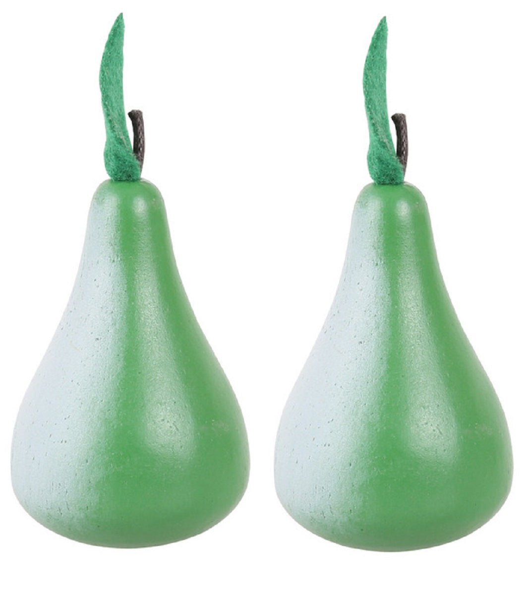 2 x Wooden Pears