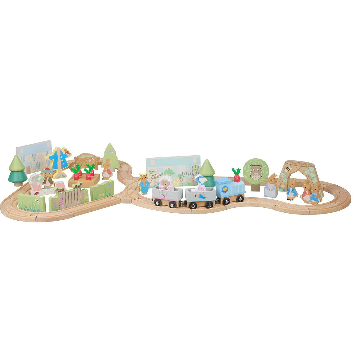 Peter Rabbit Wooden Toy Train Set