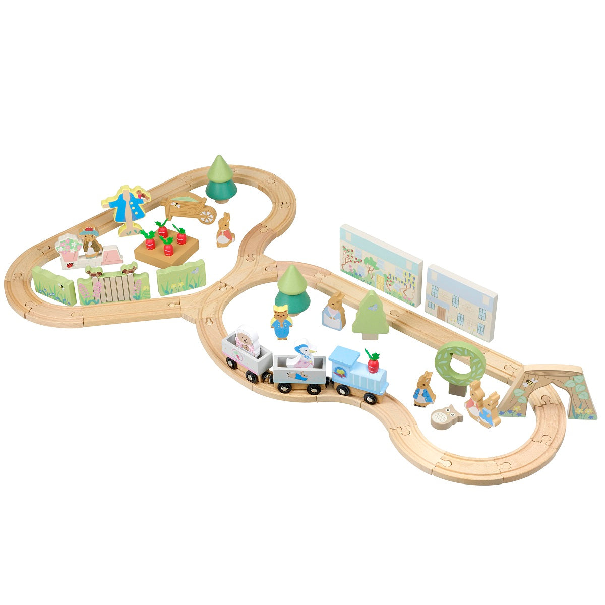 Peter Rabbit Wooden Toy Train Set