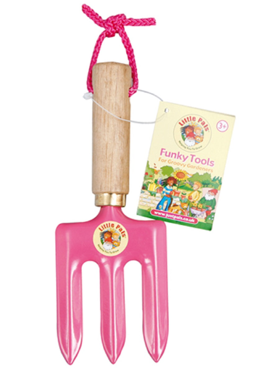 Childrens Pink Hand Fork