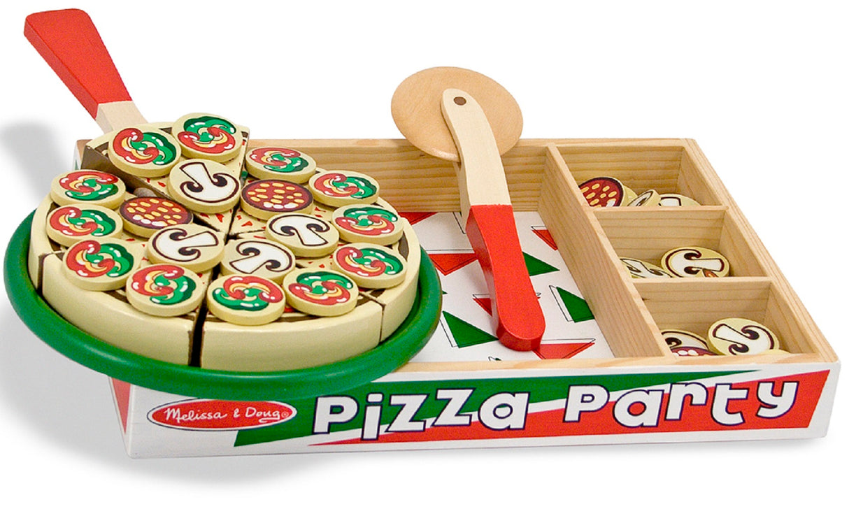 Pizza Party - Wooden Play Food Set