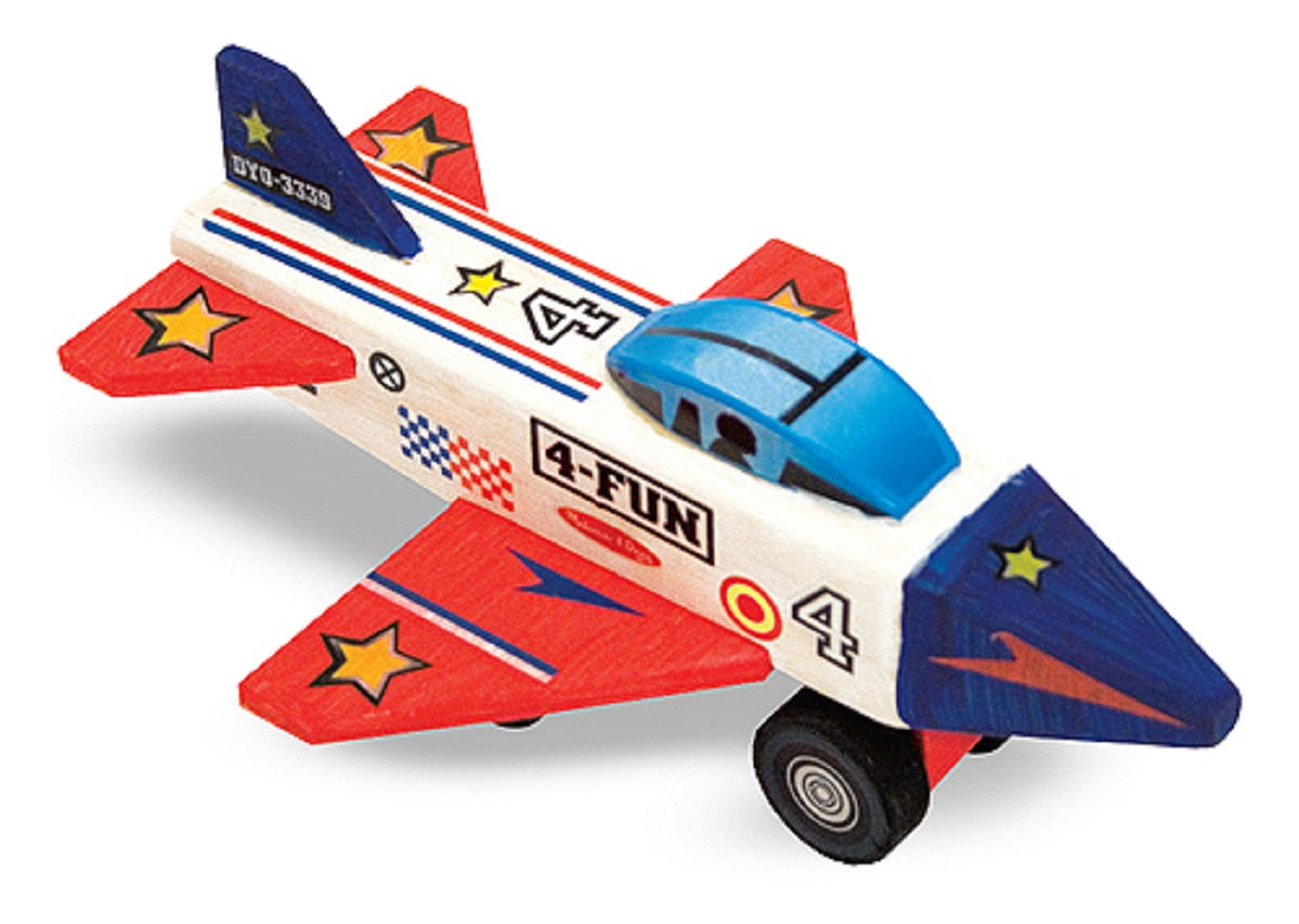 Decorate Your Own Wooden Jet Plane