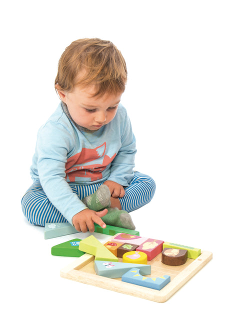 Le Toy Van Woodland Blocks Puzzle