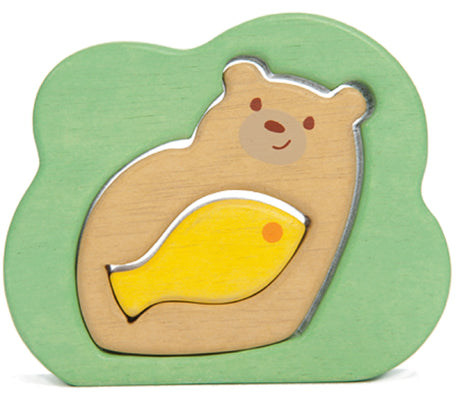 Le Toy Van Baby Bear 3 Piece Puzzle