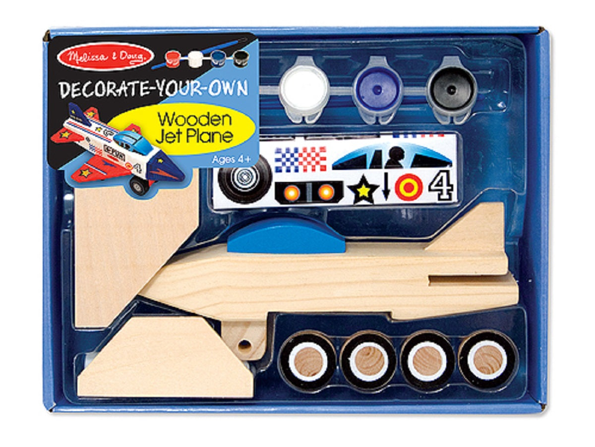 Decorate Your Own Wooden Jet Plane