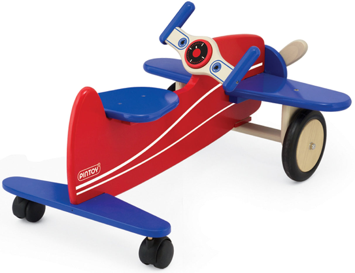 Sit N' Ride Wooden Aeroplane