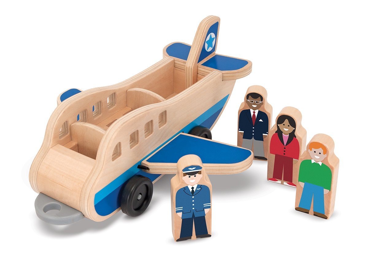 Melissa & Doug Plane and Luggage Carrier Set