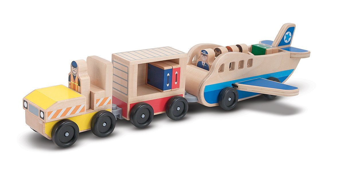 Melissa & Doug Plane and Luggage Carrier Set
