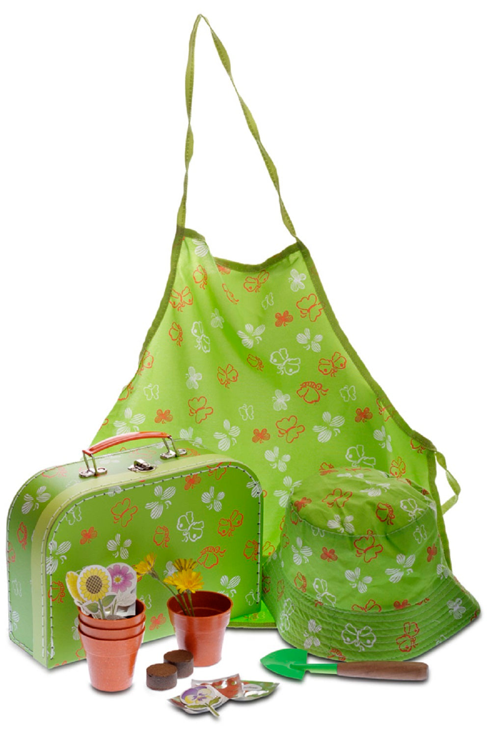 This charming Butterfly Planting Set in a Suitcase is made by the respected Belgian toymaker, Egmont Toys, and includes everything that children need to grow their own plants from seeds.