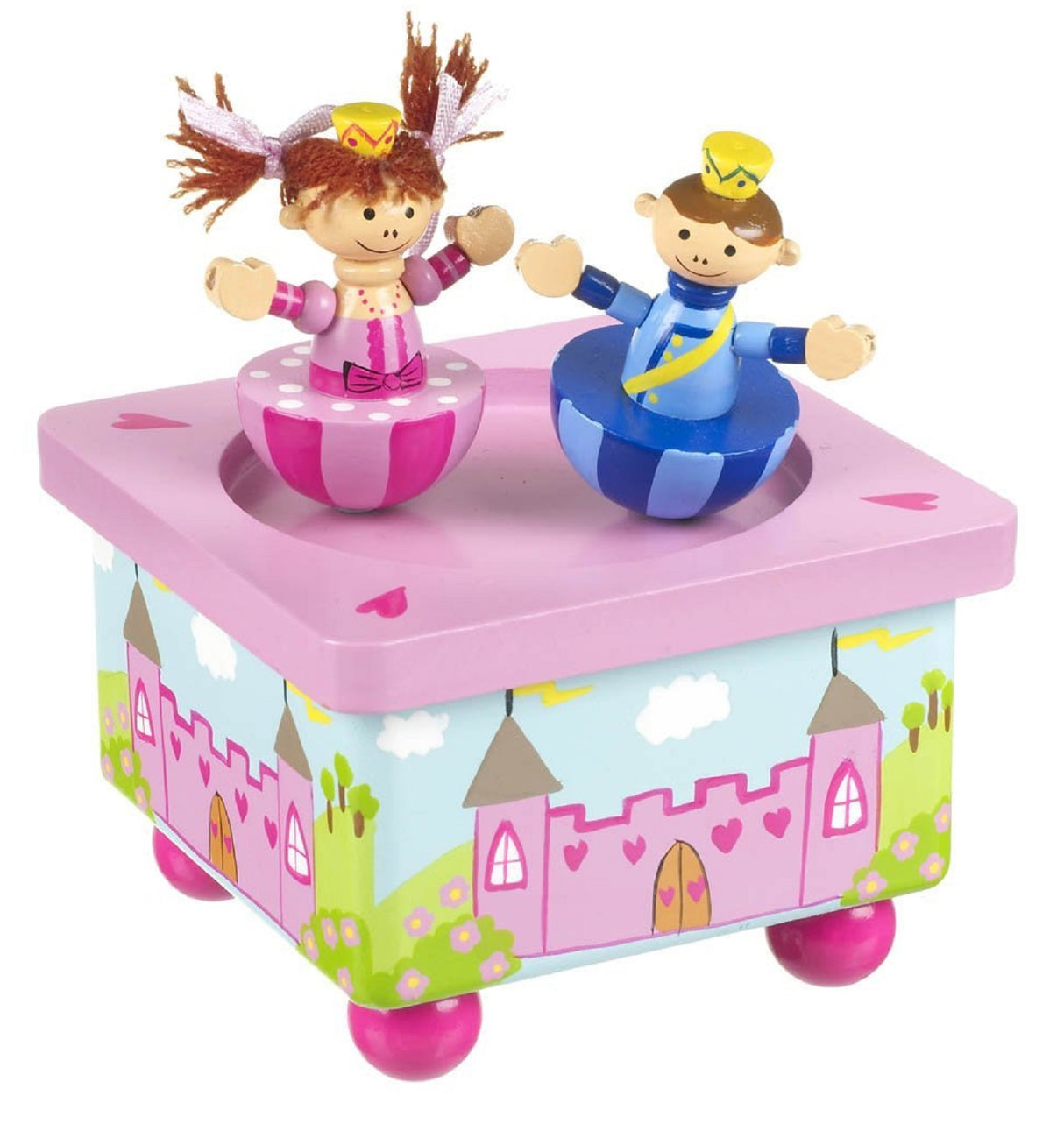Prince & Princess Wooden Music Box