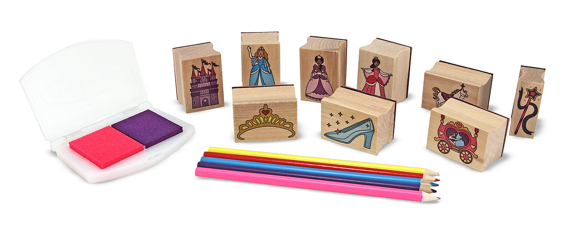 Princess Wooden Stamp Set