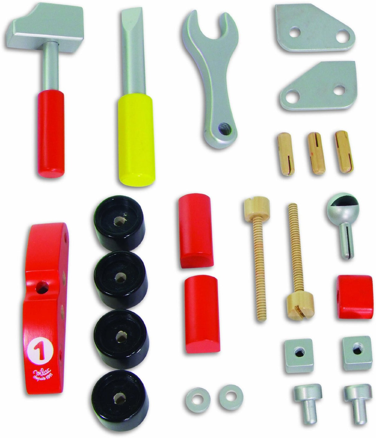 Pit Stop Wooden DIY Tools Trolley