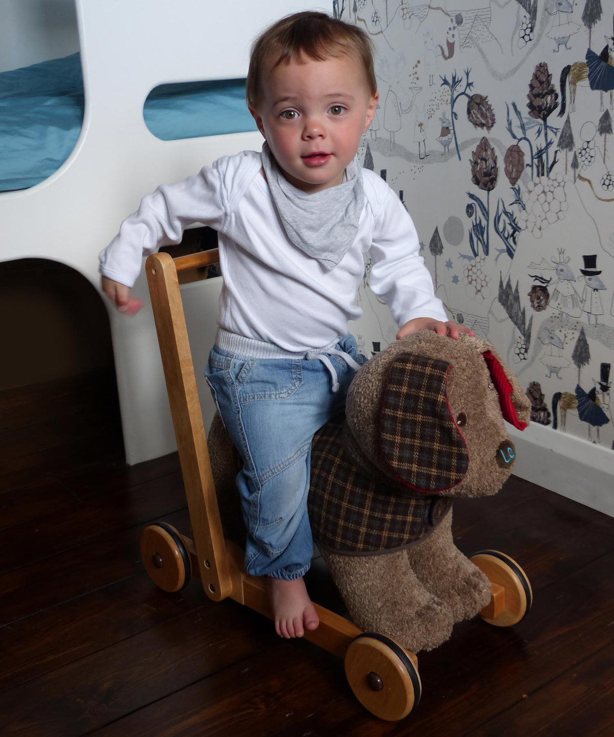 Percy Pup Walker & Ride on Toy