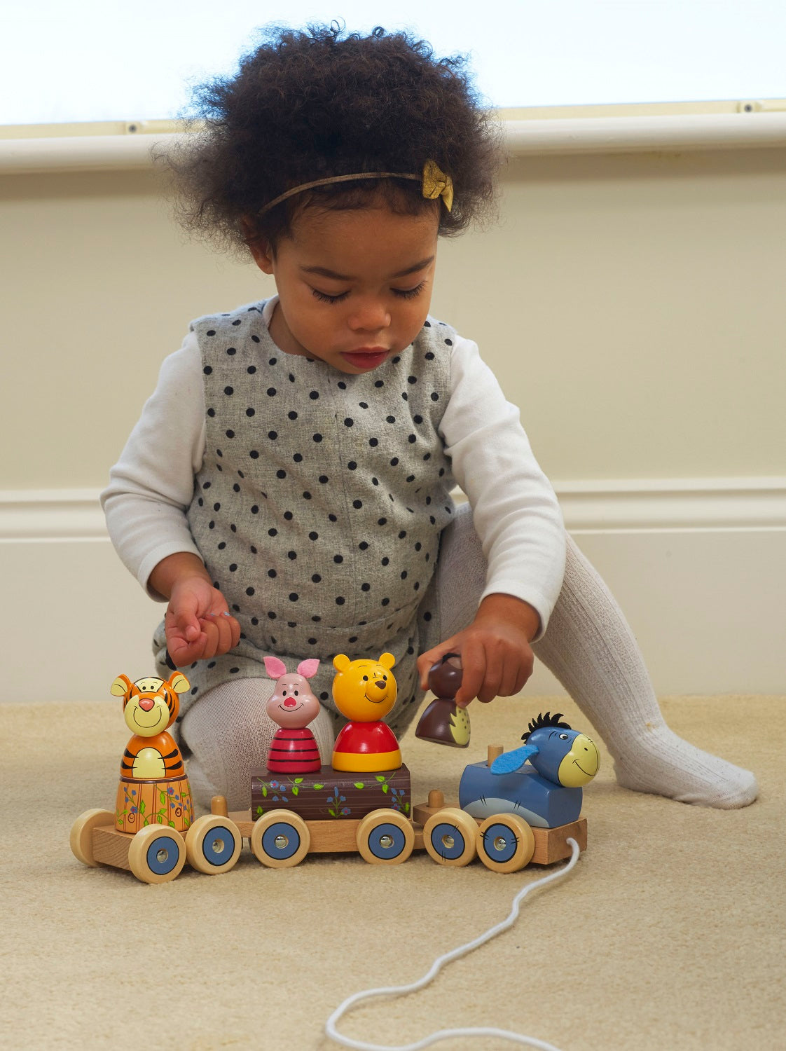 Pull Along Winnie The Pooh Puzzle Train