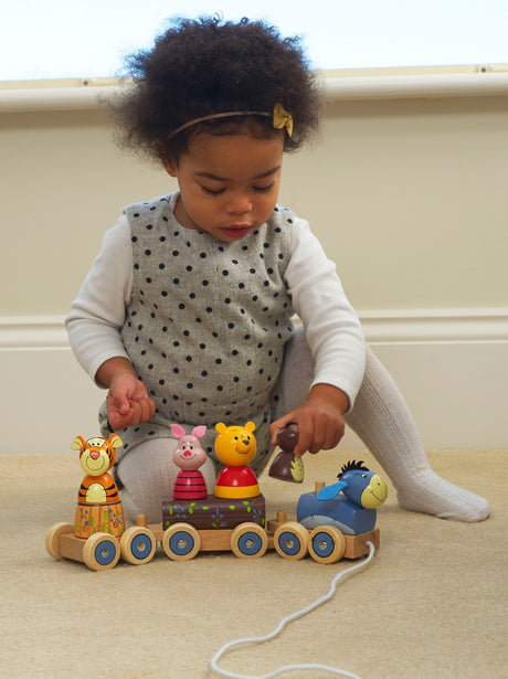 Pull Along Winnie The Pooh Puzzle Train