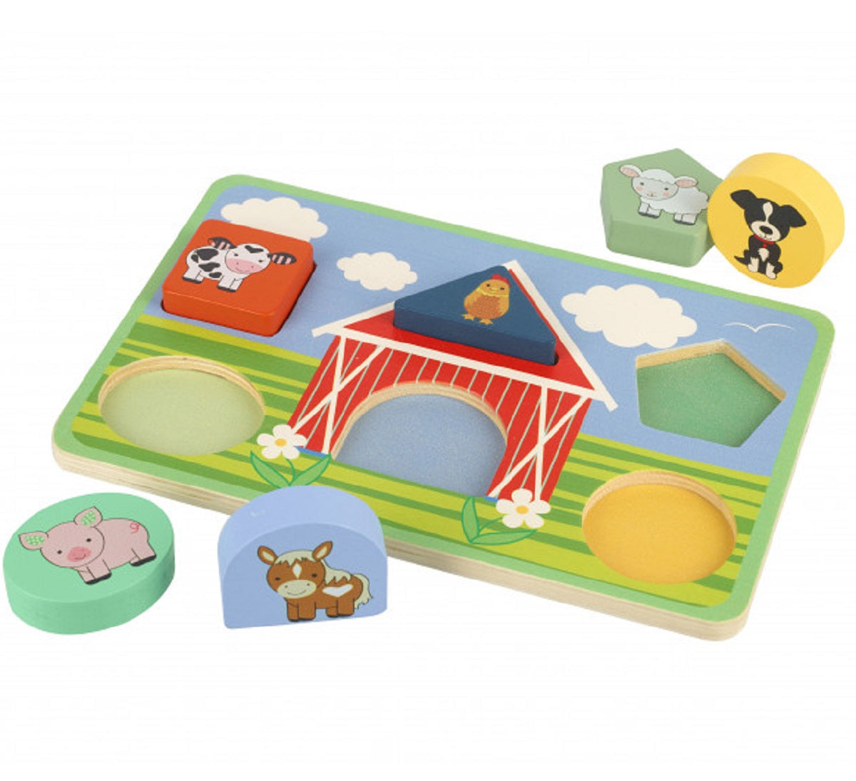 Farm Animals Shape Puzzle