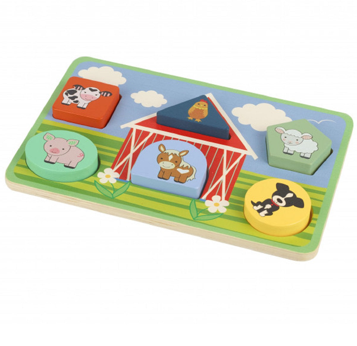 Farm Animals Shape Puzzle