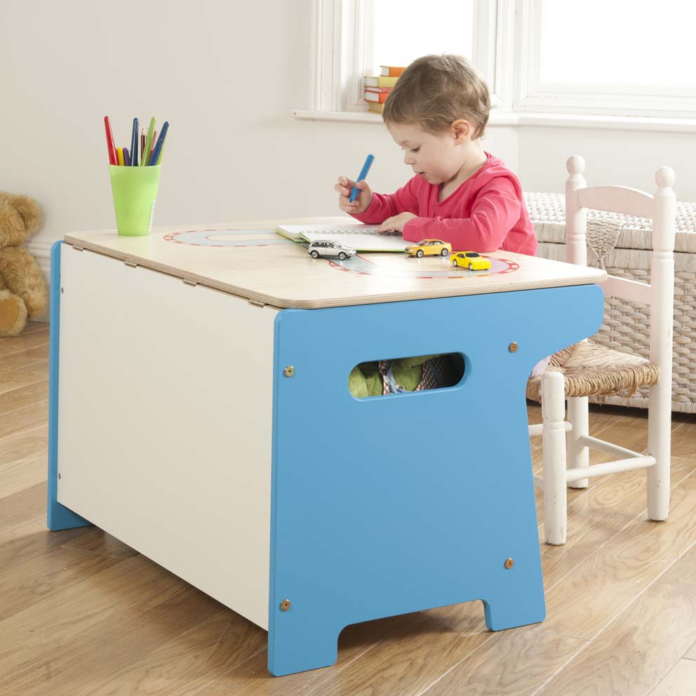 Millhouse Race Track Toy Box and Desk