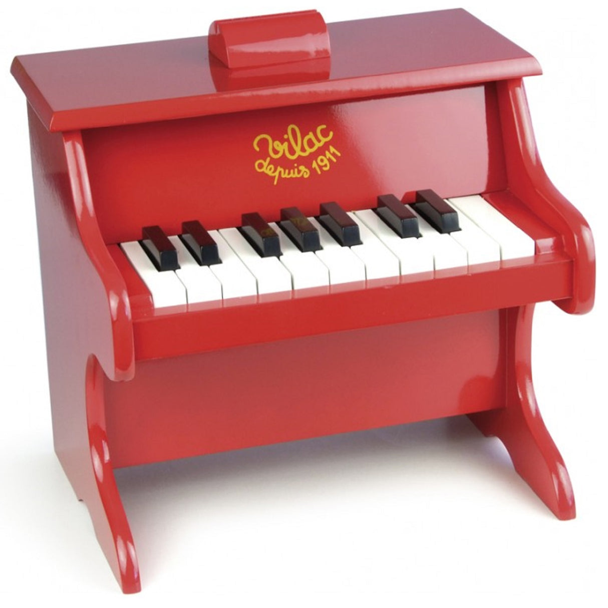 Red Wooden Piano with Scores