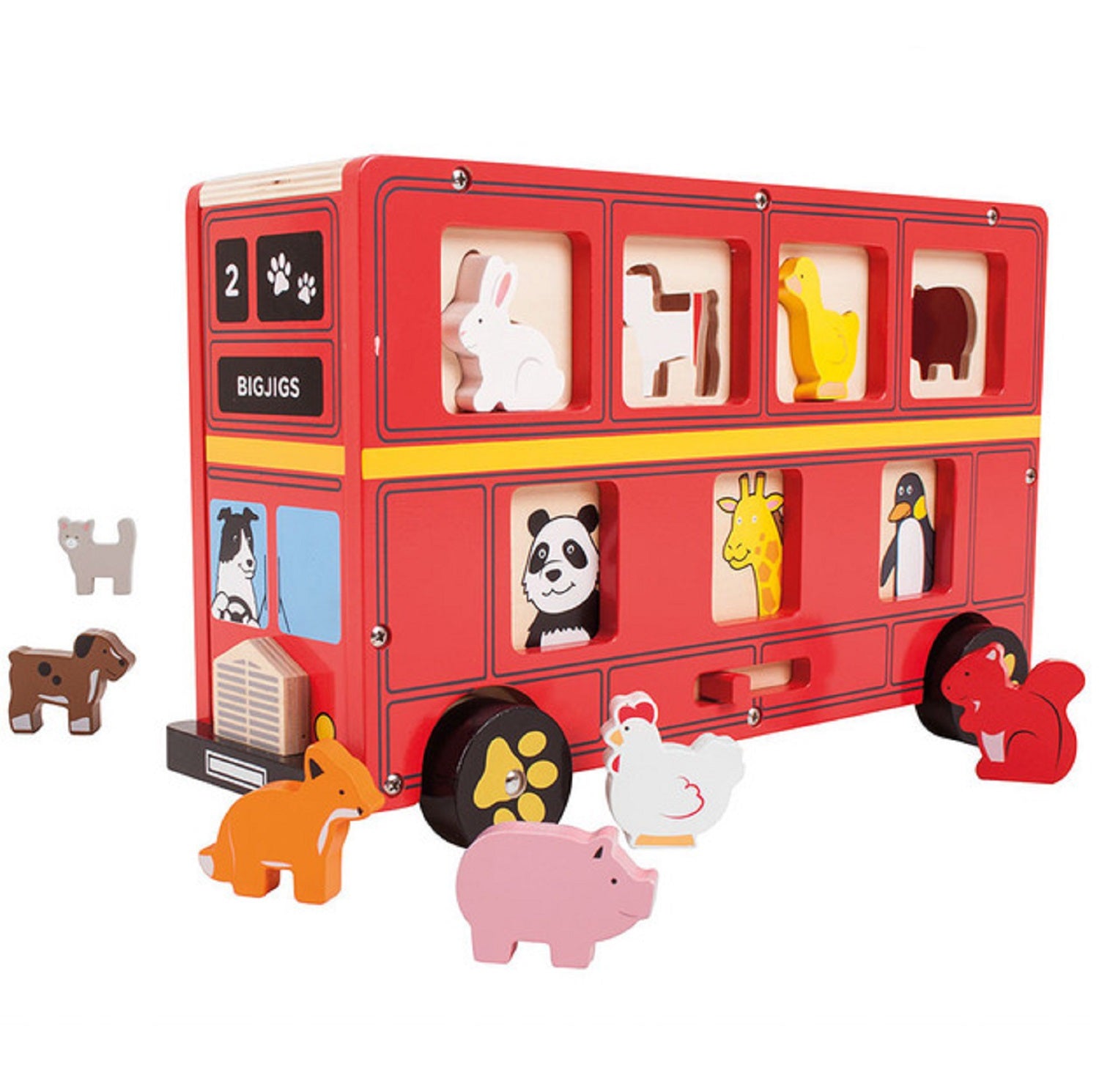 BigJigs Red Bus Sorter