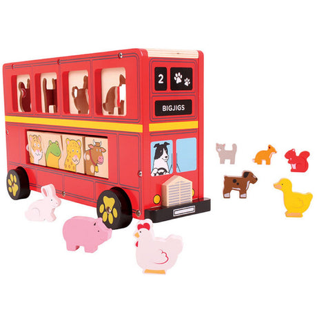 BigJigs Red Bus Sorter