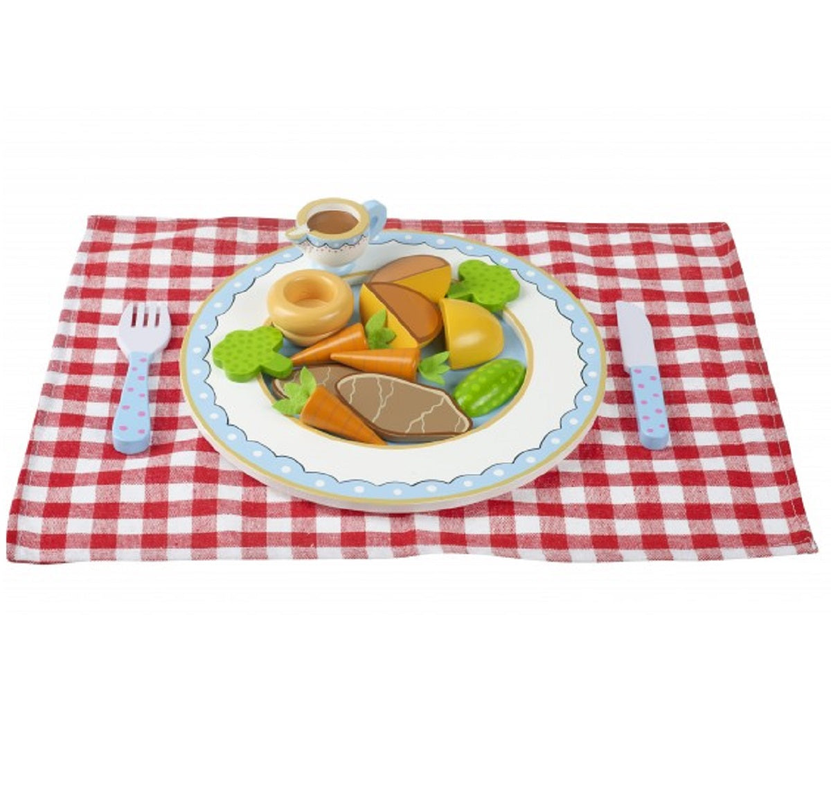 Wooden Roast Dinner Set