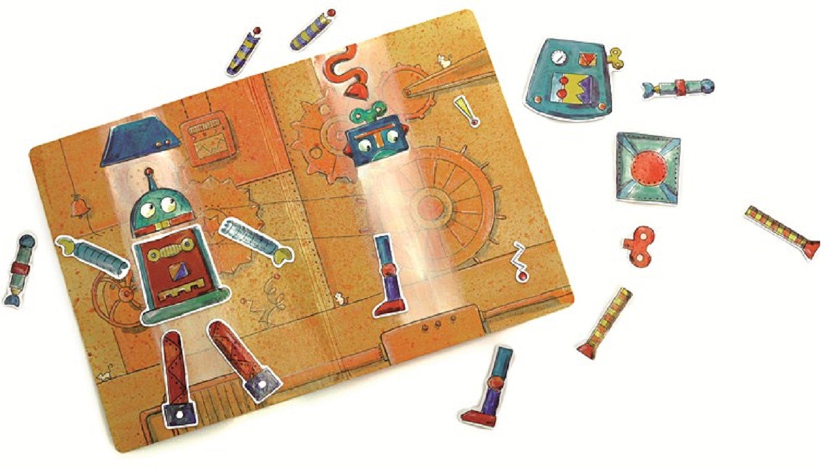 Magnetic Robot Factory Book/Board