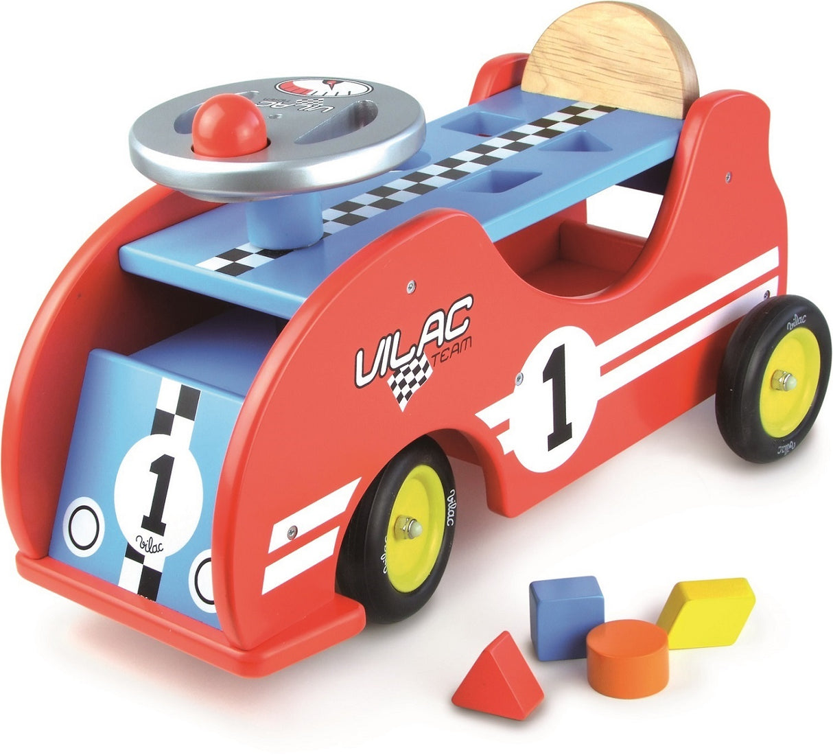 Ride On Wooden Race Car