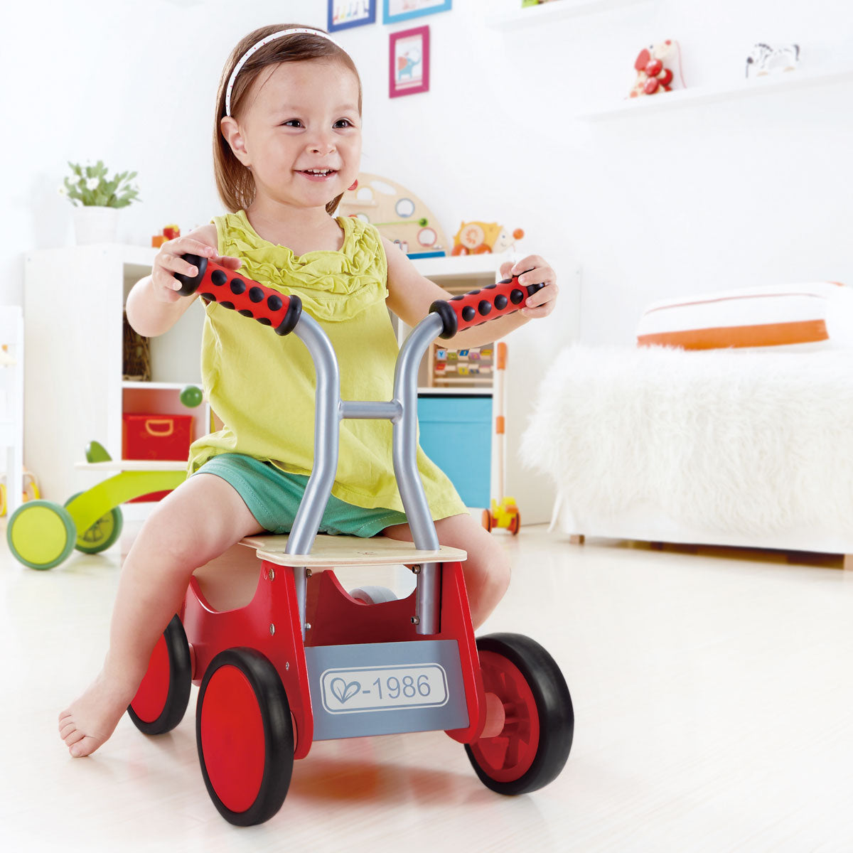 Red Rider Wooden Walker & Ride On