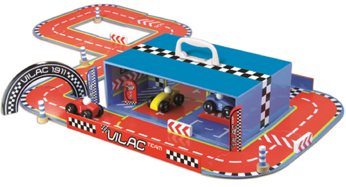 Race Track Set in a Suitcase