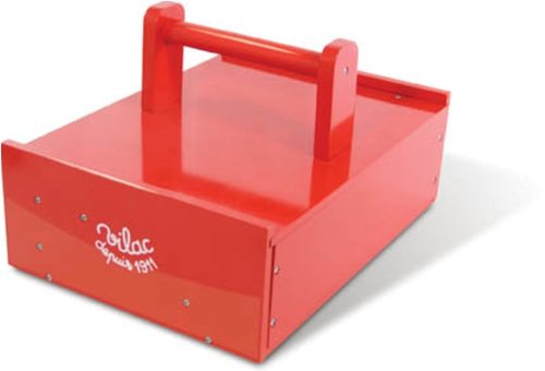 Red Wooden Garage in a Suitcase