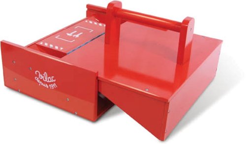 Red Wooden Garage in a Suitcase