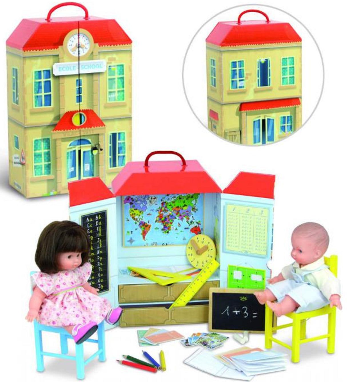 My Doll's School in a Suitcase