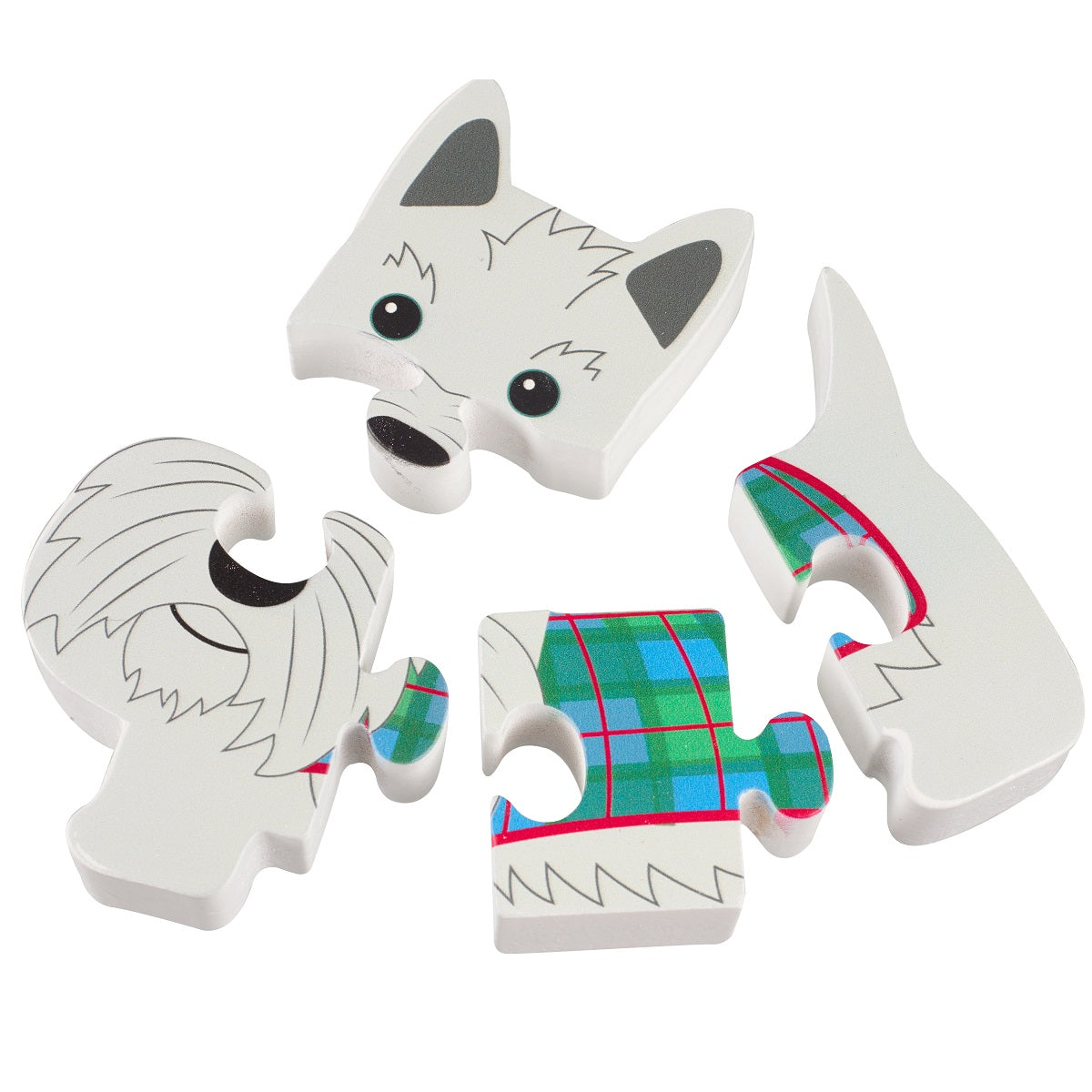 Mini Puzzle in a Bag - Scottie Dog