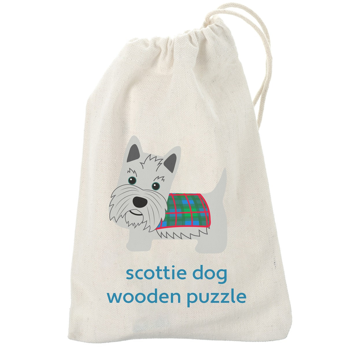 Mini Puzzle in a Bag - Scottie Dog