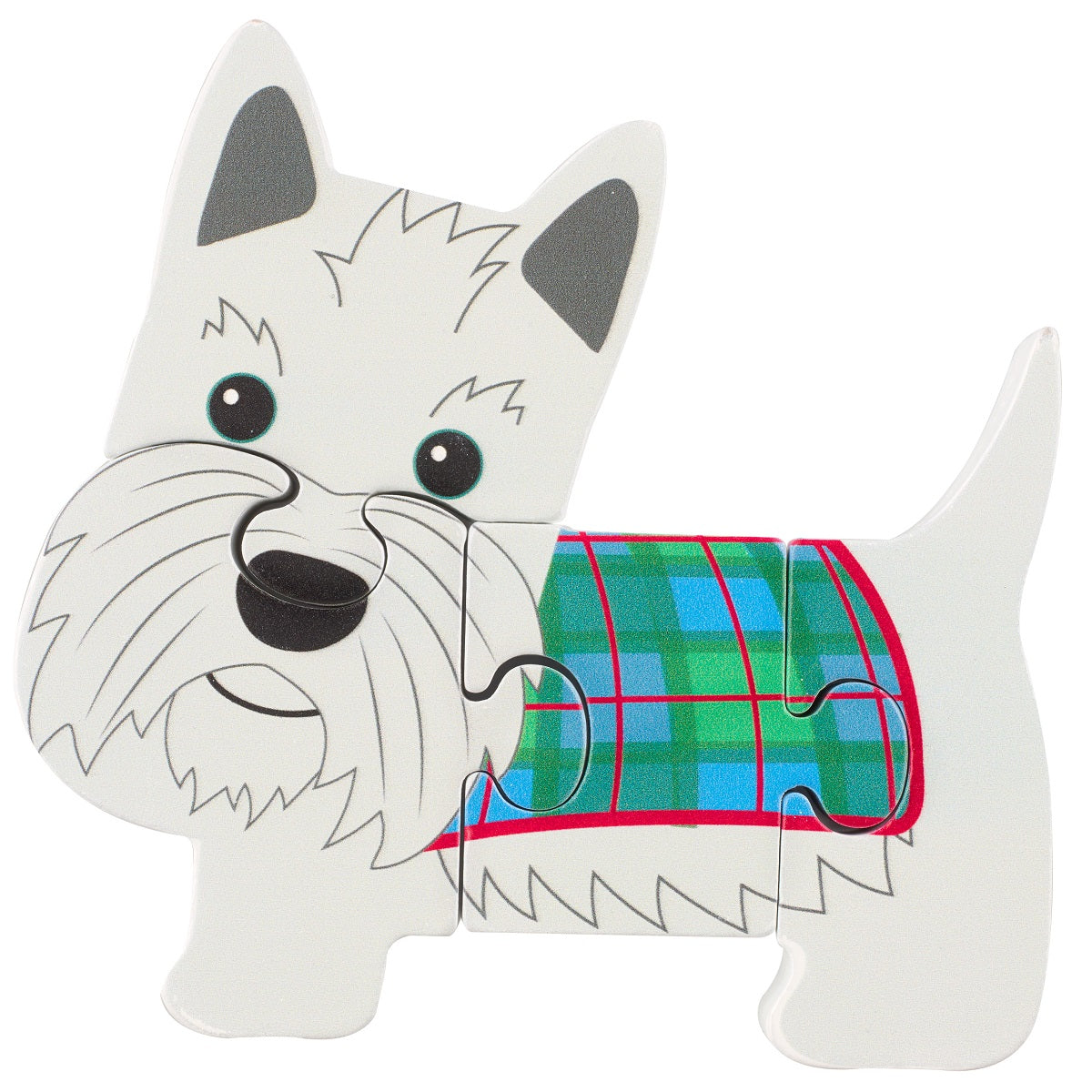Mini Puzzle in a Bag - Scottie Dog