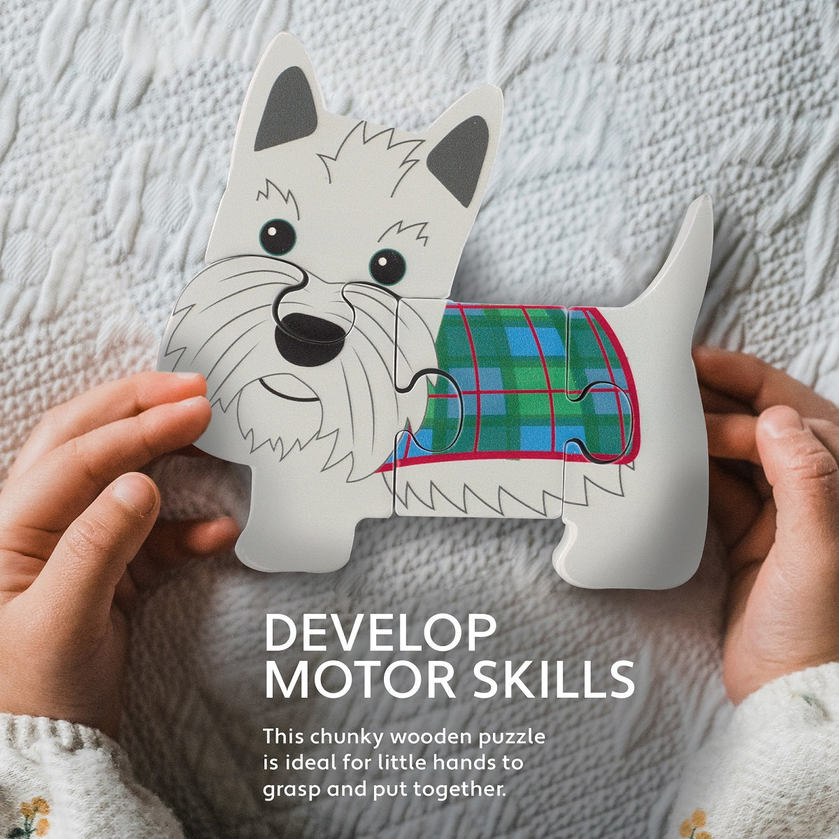 Mini Puzzle in a Bag - Scottie Dog