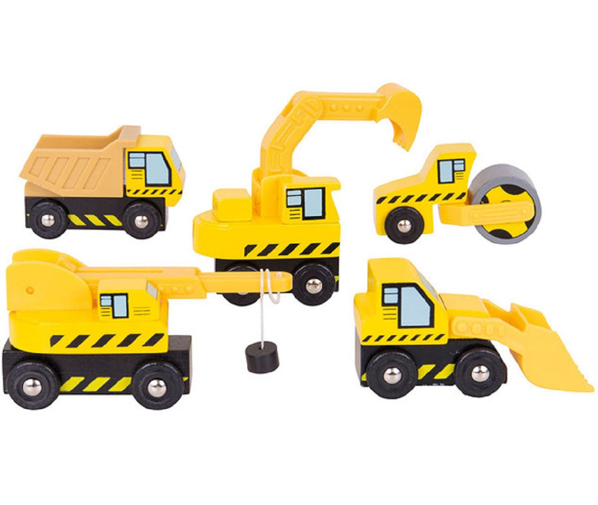 Bigjigs Construction Vehicles Set