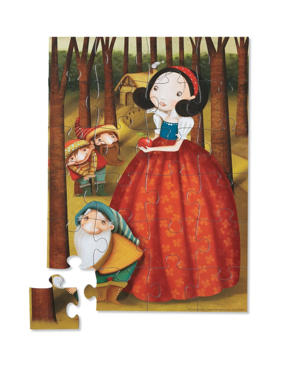 Snow White Shaped Box Puzzle