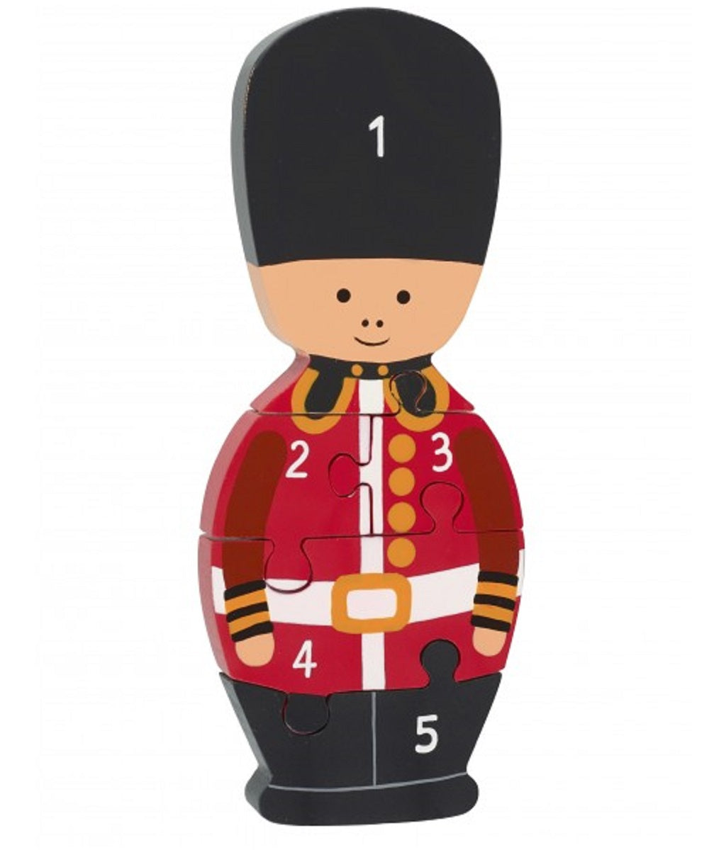 Soldier Wooden Number Puzzle