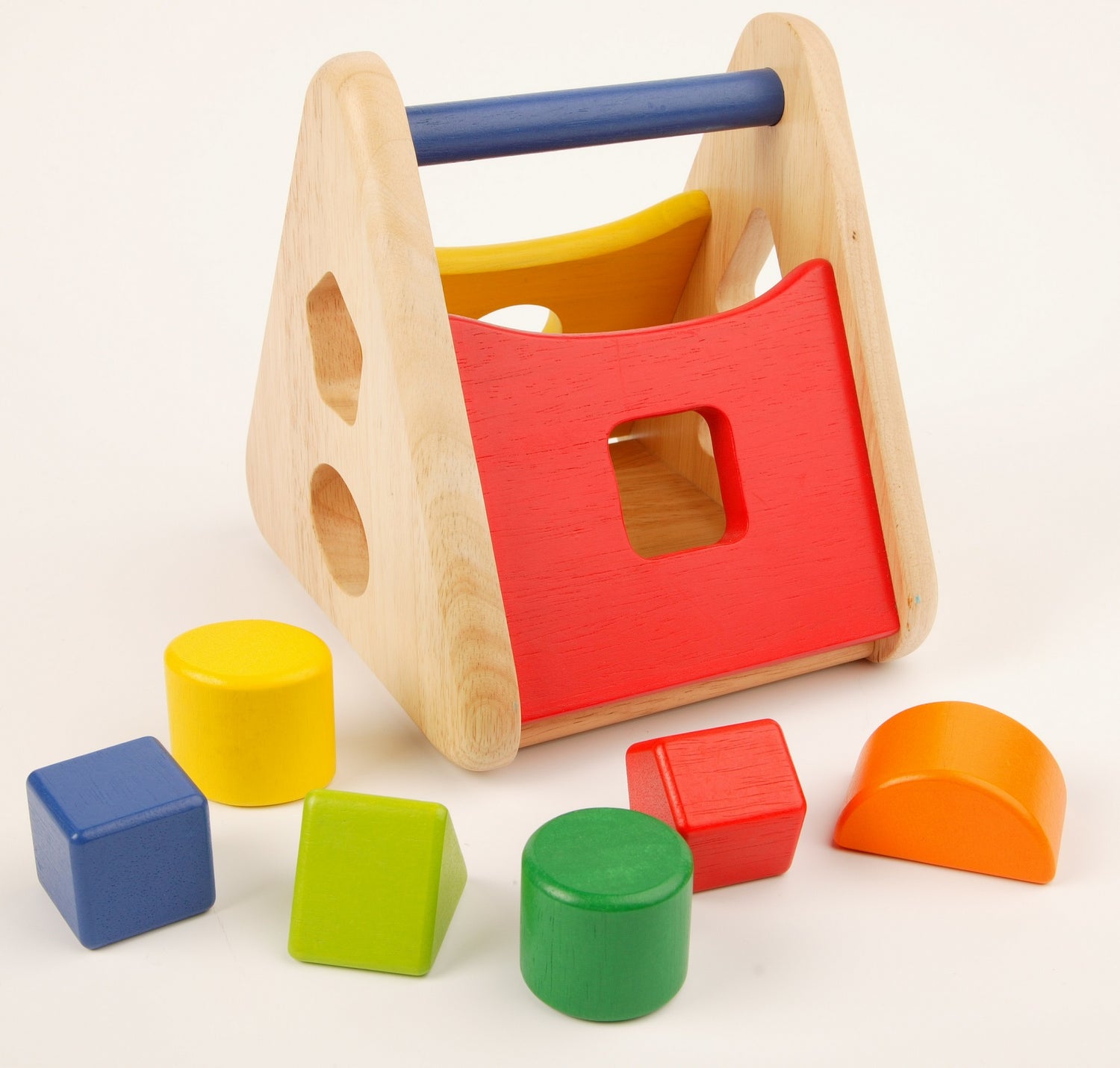 Wooden Sorting Basket